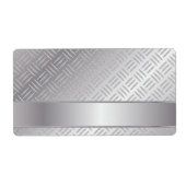 Diamantenmuster aus Metall (Vorne)