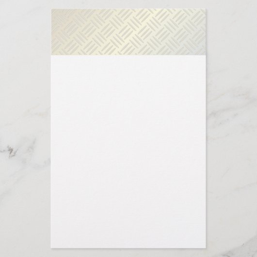 Diamantenmuster aus Metall Briefpapier (Vorderseite)