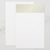 Diamantenmuster aus Metall Briefpapier (Vorne/Hinten)