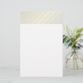 Diamantenmuster aus Metall Briefpapier (Stehend Vorderseite)