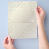 Diamantenmuster aus Metall Flyer (Hand)