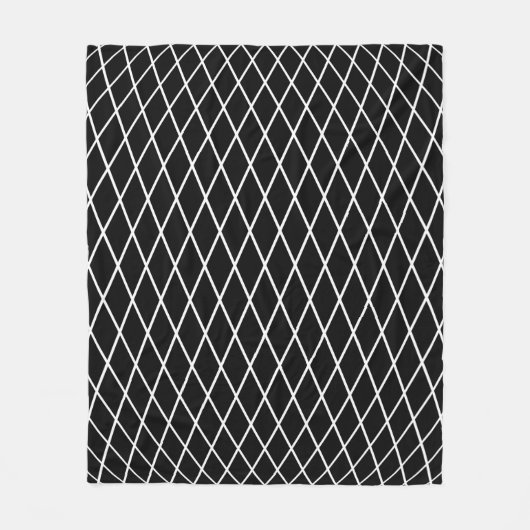 Diamantenmuster Fleecedecke (Vorderseite)