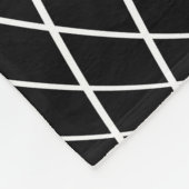 Diamantenmuster Fleecedecke (Ecke)