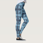 Diamantenmuster in Blau Leggings (Rechts)
