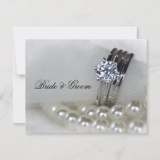 Diamantenrings und White Pearls Wedding (Vorderseite)
