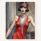 Diamantes y Seda Roja Notizblock (Vorderseite)