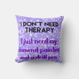 Diamantfarbe Keine Therapie Kissen