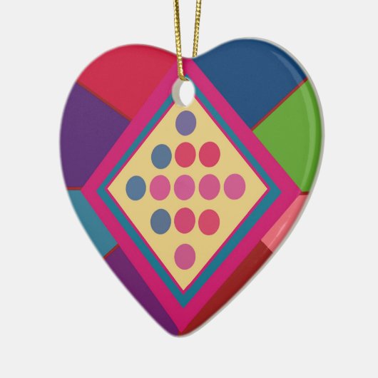 Diamantfarben Keramik Ornament (Links)