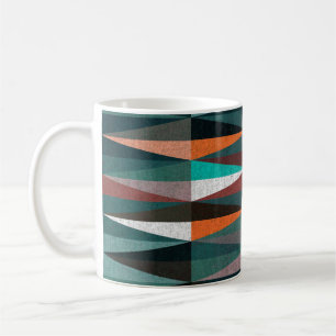 Diamantfliesen: farbenfrohe Bodenmosaik Kaffeetasse