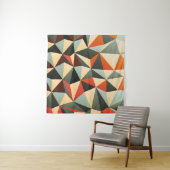 Diamantform: Abstraktes Vintages Design Wandteppich (Beispiel (Horizontal))