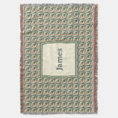 Diamantformen in neutralen Tönen Decke (Vorderseite Vertikal)