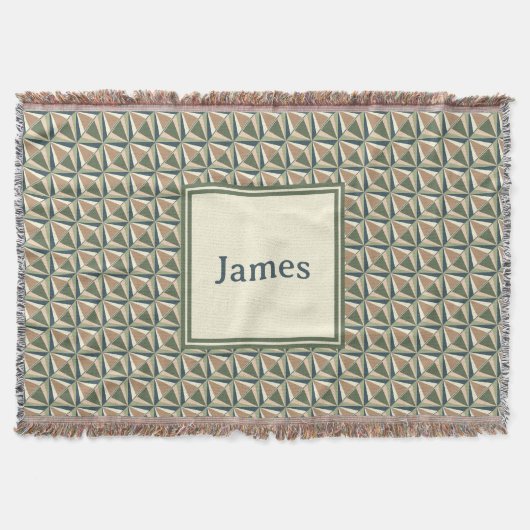 Diamantformen in neutralen Tönen Decke (Vorderseite)