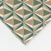 Diamantformen in neutralen Tönen Fleecedecke (Ecke)