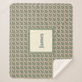 Diamantformen in neutralen Tönen Sherpadecke