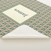 Diamantformen in neutralen Tönen Sherpadecke (3/4)