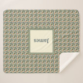 Diamantformen in neutralen Tönen Sherpadecke (Vorderseite (Horizontal))