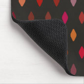 Diamantformen in Rottönen Mousepad (Ecke)