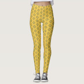 Diamantformen mit Polka Dots Leggings (Vorderseite)