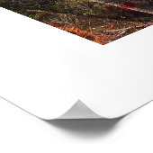 Diamantförmiger Felsen auf dem Piki-Berg Poster (Ecke)