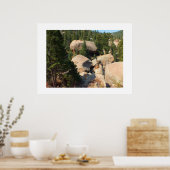 Diamantförmiger Felsen auf dem Piki-Berg Poster (Küche)