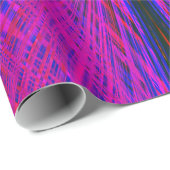 Diamantförmiges Neonmuster Geschenkpapier (Rolleneckpunkt)