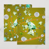 Diamantgalaxie 10 postkarte (Vorne/Hinten)