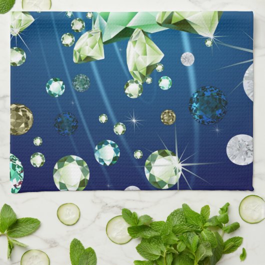 Diamantgalaxie 11 geschirrtuch (Gefaltet)