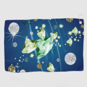 Diamantgalaxie 11 golfhandtuch (Horizontal)