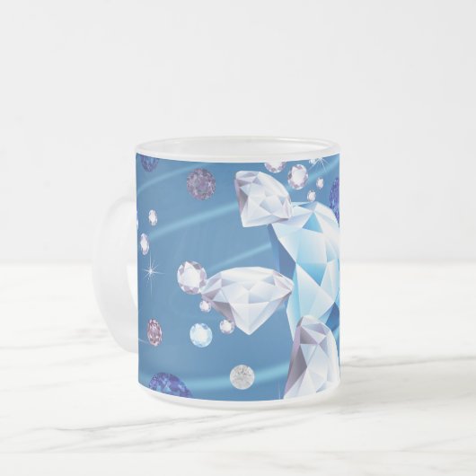 Diamantgalaxie 12 mattglastasse (Vorderseite Links)