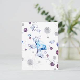 Diamantgalaxie 1 postkarte