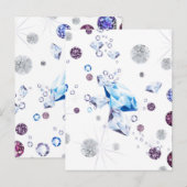 Diamantgalaxie 1 postkarte (Vorne/Hinten)