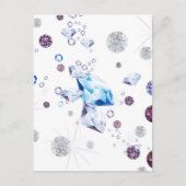 Diamantgalaxie 1 postkarte (Vorderseite)