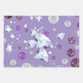 Diamantgalaxie 2 geschenkpapier set (Vorderseite 3)