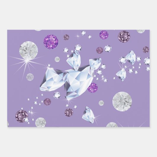 Diamantgalaxie 2 geschenkpapier set (Vorderseite)