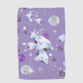 Diamantgalaxie 2 golfhandtuch (Vorderseite)