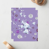 Diamantgalaxie 2 mitteilungskarte (Vorderseite/Rückseite Beispiel)