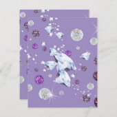 Diamantgalaxie 2 mitteilungskarte (Vorne/Hinten)