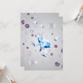 Diamantgalaxie 3 karte (Vorderseite/Rückseite Beispiel)