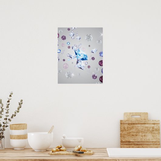 Diamantgalaxie 3 poster (Küche)