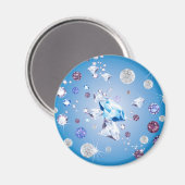 Diamantgalaxie 4 magnet (Vorderseite/Rückseite)