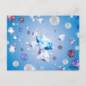 Diamantgalaxie 4 postkarte (Rückseite)