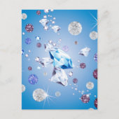 Diamantgalaxie 4 postkarte (Vorderseite)