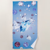 Diamantgalaxie 4 strandtuch (Vorderseite)