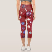 Diamantgalaxie 6 capri leggings (Rückseite)