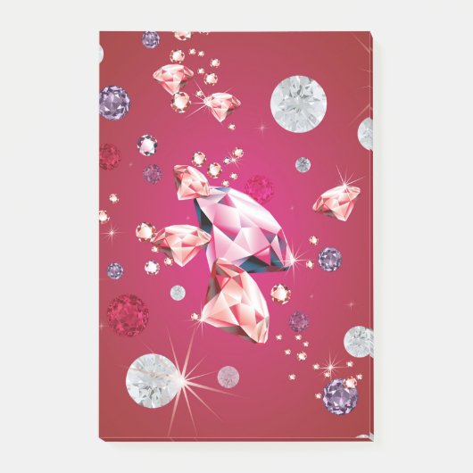 Diamantgalaxie 6 post-it klebezettel (Vorderseite)