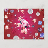 Diamantgalaxie 6 postkarte (Rückseite)