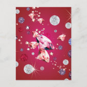 Diamantgalaxie 6 postkarte (Vorderseite)