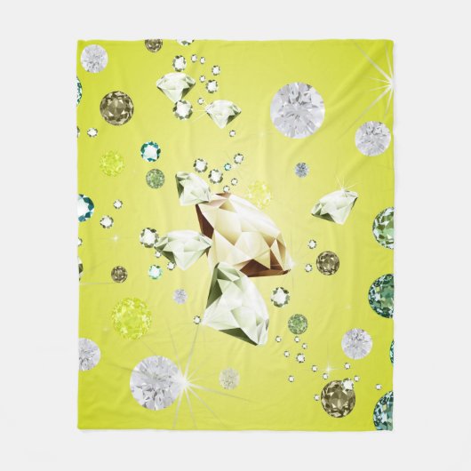 Diamantgalaxie 8 fleecedecke (Vorderseite)