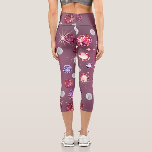 Diamantgalaxie 9 capri leggings (Rückseite)