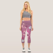 Diamantgalaxie 9 capri leggings (Vorderseite)